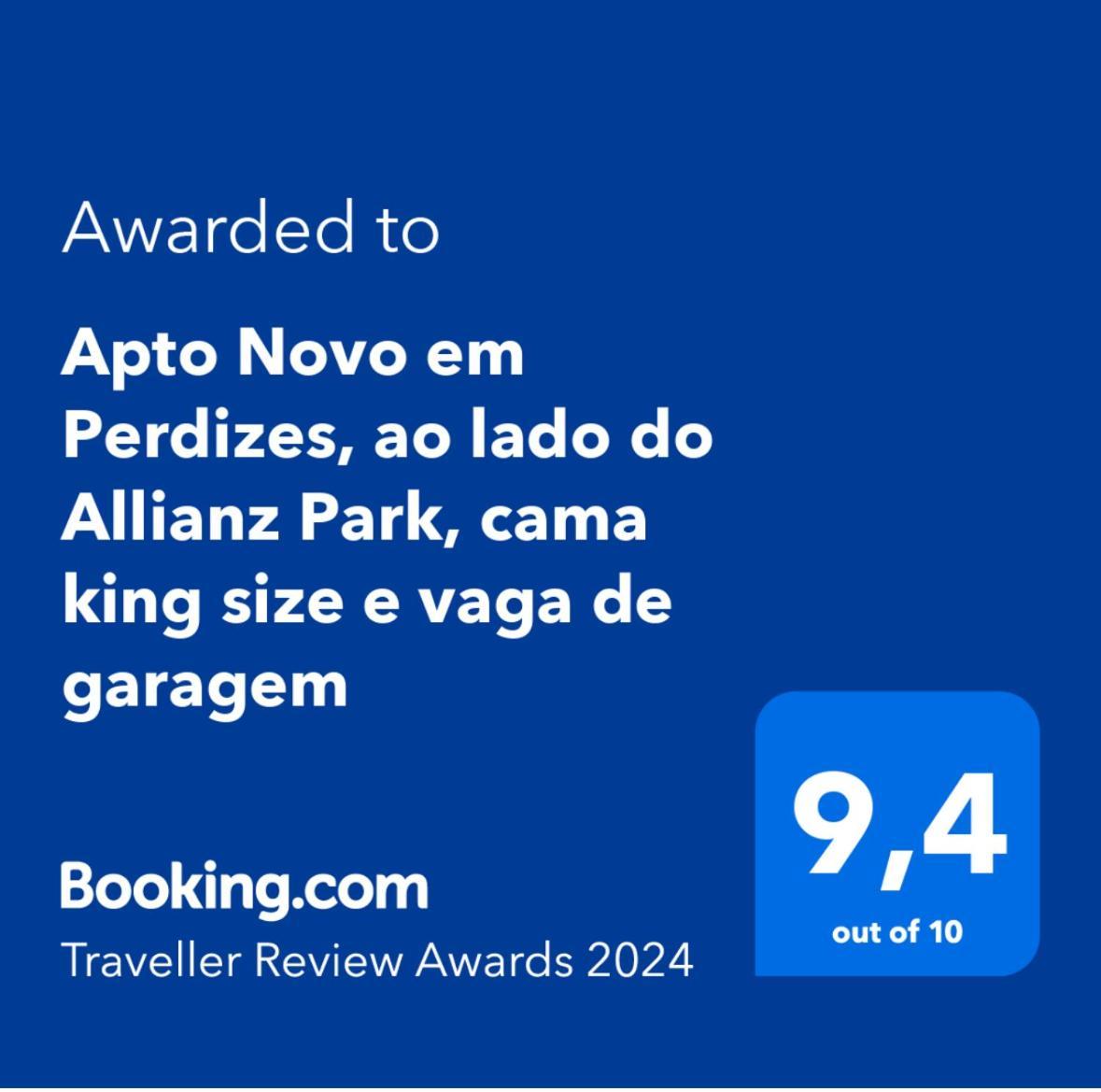 Apto Novo E Confortavel Em Perdizes, Ao Lado Do Allianz Park, Cama King Size 圣保罗 外观 照片